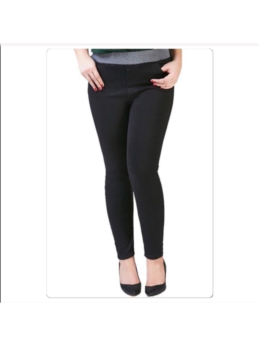 Vintage Hunter's Run high waist stretch jegging size 22